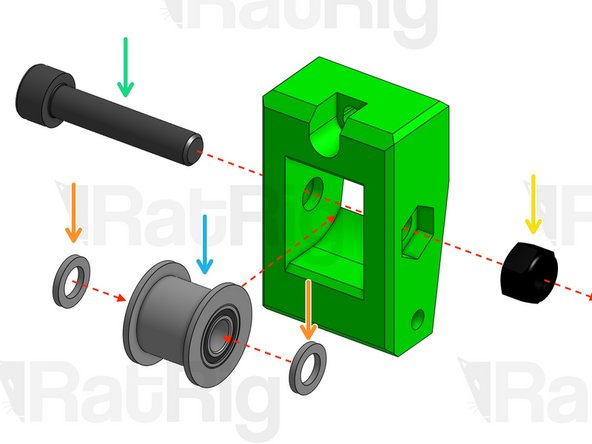 Pulley GT2 for 9mm Belt
