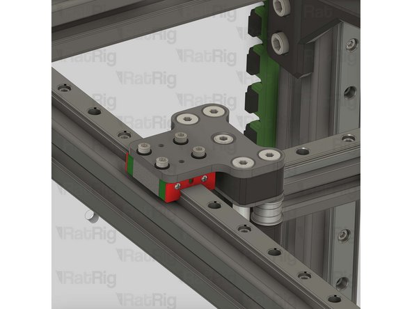 Install an M3 washer onto each M3x8 Cap Head Screw, then into the marked holes in the XY joiner plates