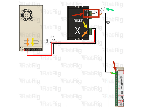 Ignore Y2 if you are wiring a Rat Rig Mill. Repeat the Steps to connect all drivers.