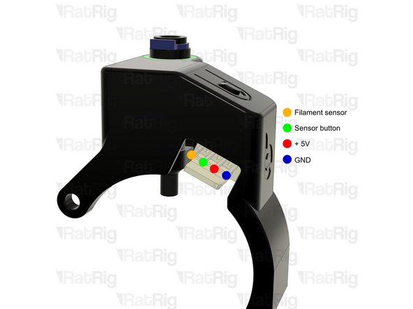 Connect the cable prepared in the previous steps to the Orbiter smart sensor to the EBB42 toolboard