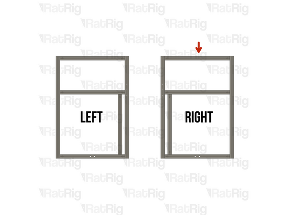 These next steps will help you put together the right side frame part. The frames are like reflections of each other. Even though the next steps are brief, you can find more detailed info in Steps 9-15.