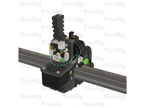 Prepared X-axis endstop cable