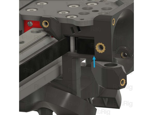 Insert the belt loop into the marked slot