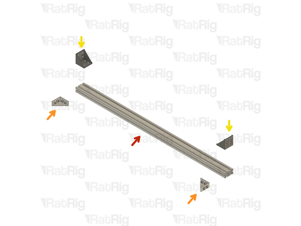 Set A - 1420mm 4080 Extrusion