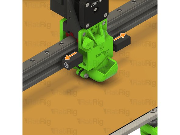 Pull the belt to remove the belt grabbers