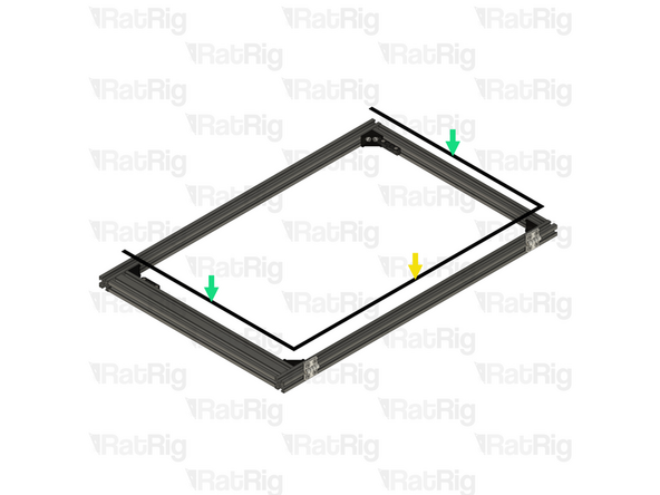 Orient the door assembly as shown. The foam strip must be installed on the inside of the door