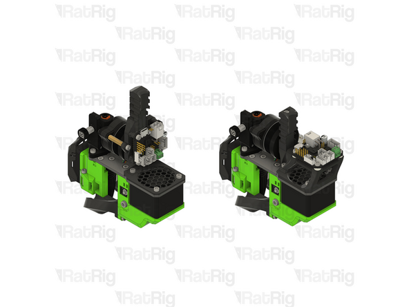 The Rat Rig Toolhead Beta 2 supports 2 variations for toolboard mounting: