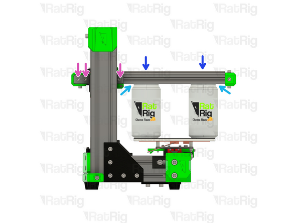 Rotate the lead screw to lift the X-axis