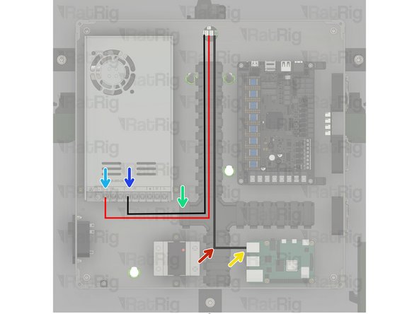 Connect the USB A Port on the Raspberry Pi