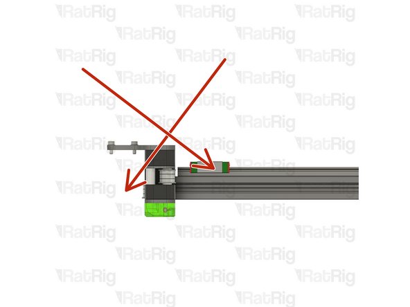 Linear rail assembly from the previous Step