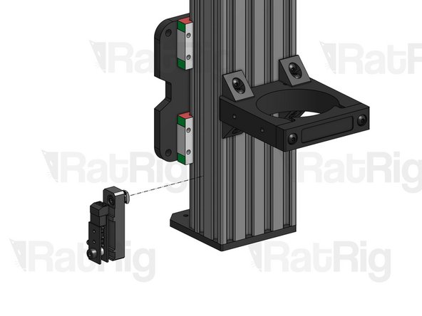 Fit the Drop-in T-Nut inside the C-Beam slot and tighten the screw.