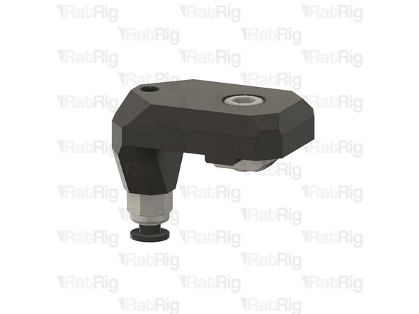 Install the screw into the PTFE guide as shown.
