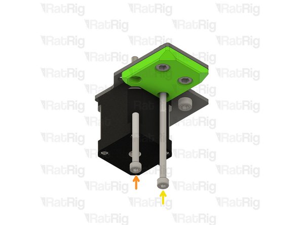 Insert the M5x45 Cap Head Screw all the way