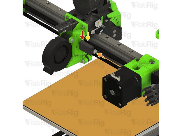 tension_slider_6mm_belt_M3s printed part