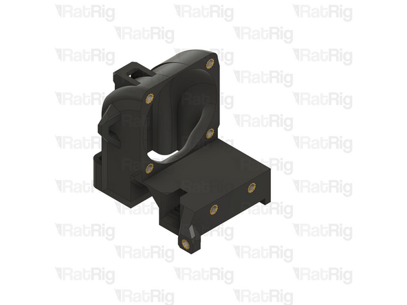 Install an M3 heat insert into each of the marked holes