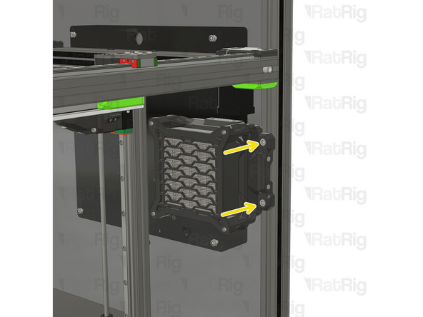 Install the Rat Pack onto the rear 3030 extrusion