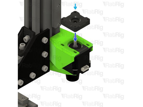 z_motor_cage_plug printed part