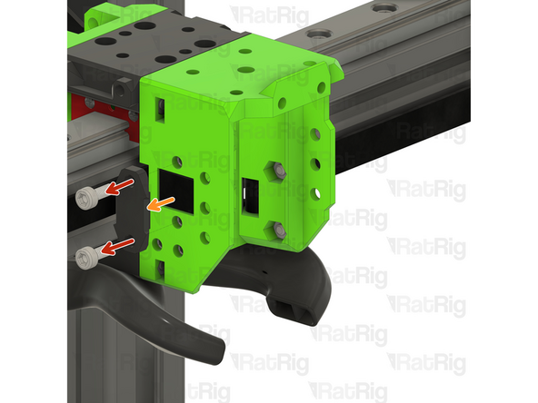 Remove the belt front belt holder