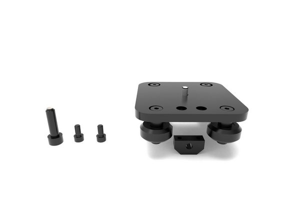 Grab the brake plate, 2x M4*8mm cap head screws, and the big brake screw.