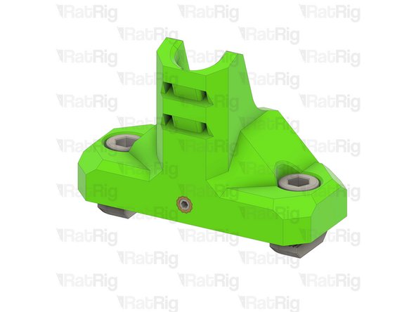 Install the M6 cap head screws into the umbilical frame as shown.