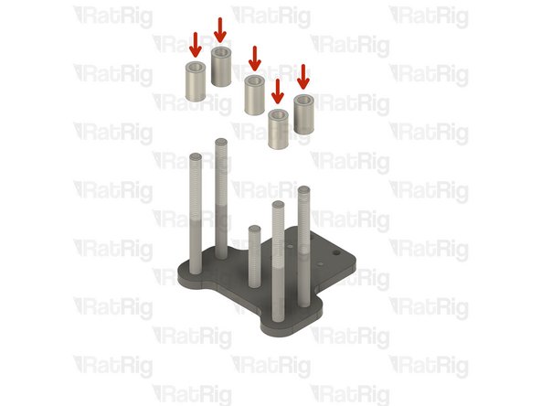 Aluminium Spacer 5x8x14mm