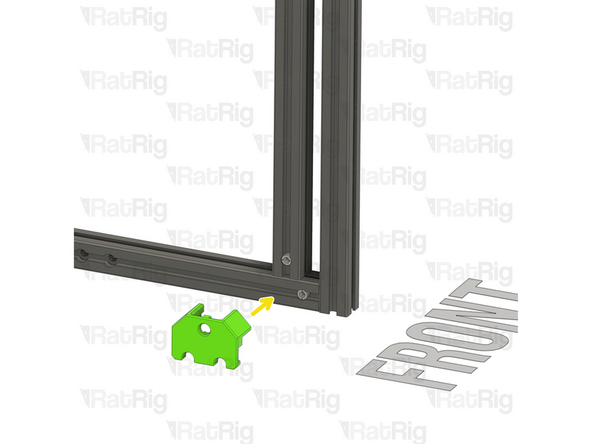 When sliding the extrusion to the right place, be careful, and take it slowly so as to not damage the extrusion coating.