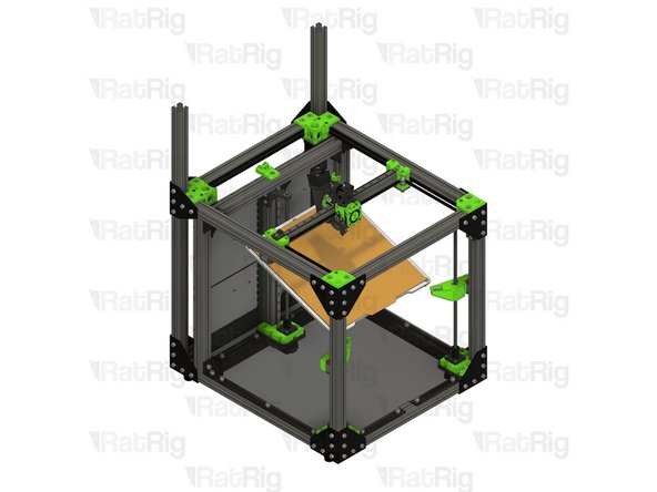 Lift the print bed assembly off of the bed arms and set it on the base panel (if installed), or the surface the printer sits on