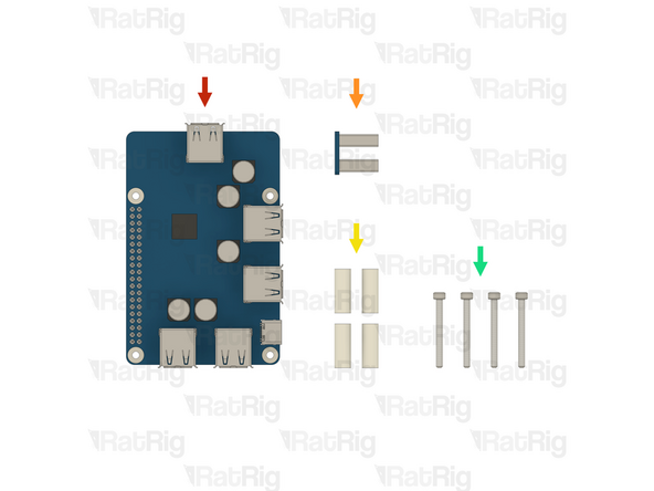 1x Waveshare USB 3.2 Raspberry Pi Hub (SKU: HW4002EC)