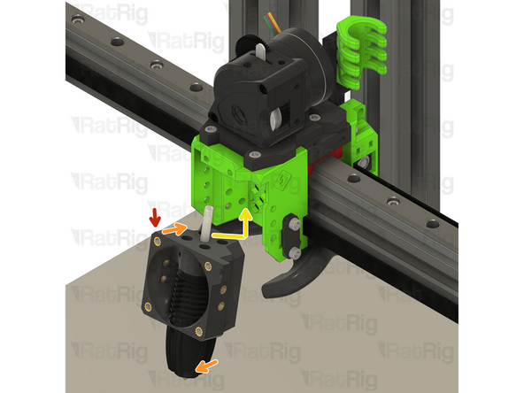 Phaetus Rapido UHF hot end assembly from Step 11