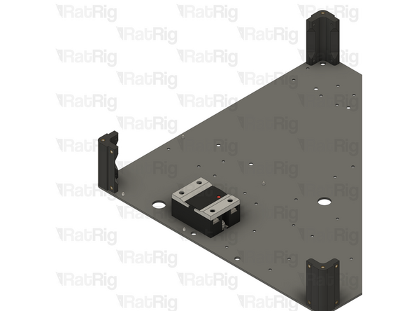 Insert an M3x6 Countersink Screw into each of the marked holes