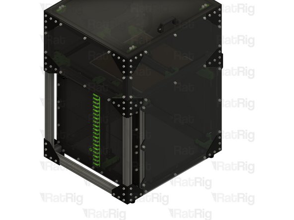 Align the panel to the frame as shown