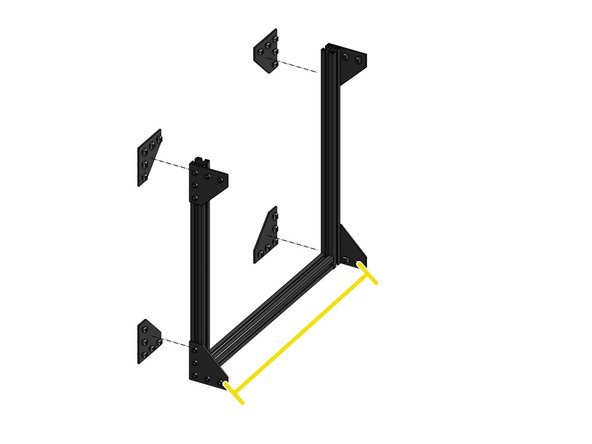 Add the Y extrusion (505mm)