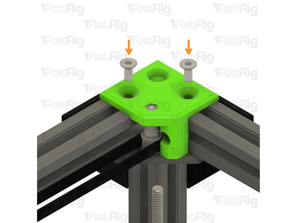Remove the marked M6x12 screw