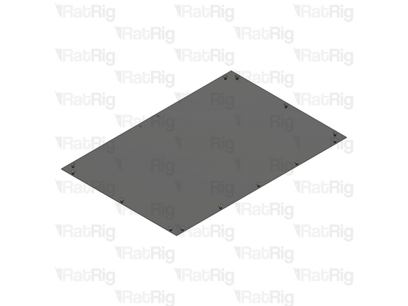 For each of the 13x marked holes, install the mounting hardware as shown in Step 22