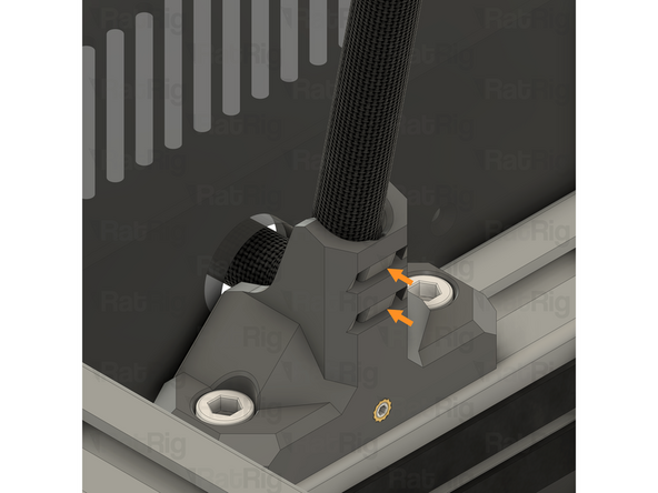 If you are building a CoreXY or Hybrid variant of the V-Core 4.0, secure the umbilical to the frame mount at this stage