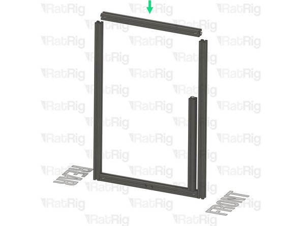 Insert the Quick Connector T-Nut Pin into the bottom extrusion slot