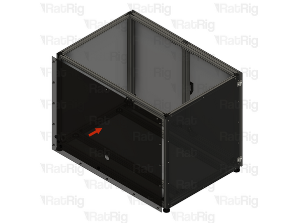 1x Back panel assembly from the previous step