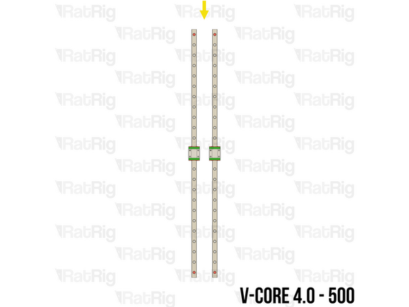 Each rail has fifteen holes for mounting