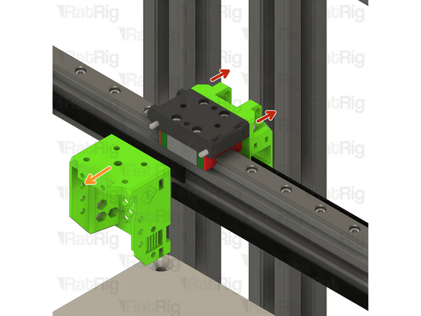 Remove the two M3x35 Cap Head Screws