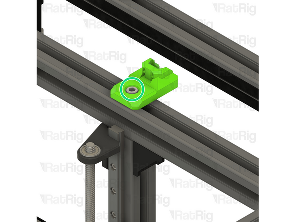 Check that the cable guide is in the middle of the frame