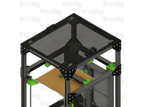 Place the top panel onto the top of the printer