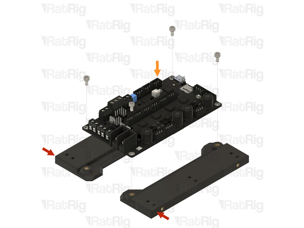 2x Rodent mount assemblies