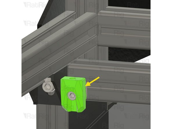 Loosen the M5x10 Cap Head Screw and remove the Y-axis endstop mount from the frame