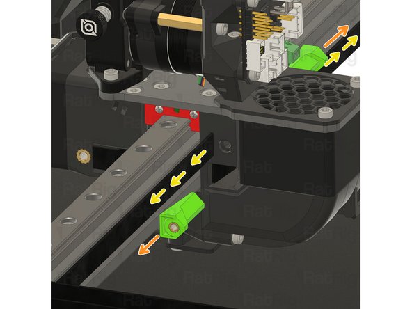 Remove the back belt clamps