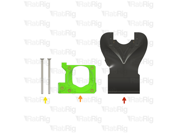 1x Rat Rig toolhead duct assembly