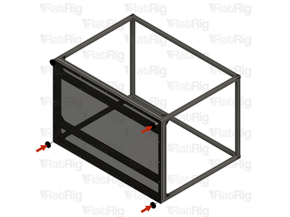 3x Leveling feet for 3030 - M8x30mm (Non-slip)
