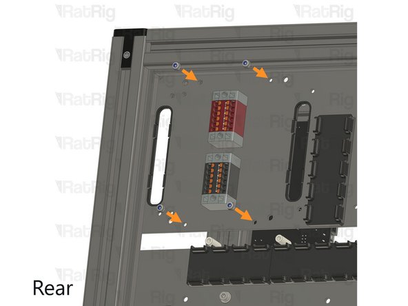 4x Hex Locking Nut - M3