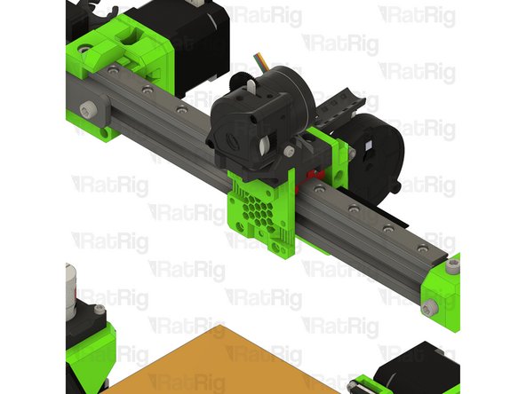 Fully insert and fasten the M3x35 screws, securing the EVA back in place