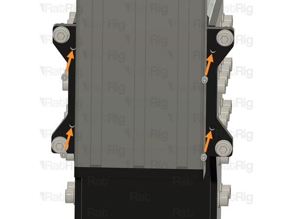 Look through the threaded holes; there should be no light visible on the other side. If you see light, it indicates that one of the Z plates is installed upside down. Visit this 02. Z Tower Assembly and flip the Z plate upside down.