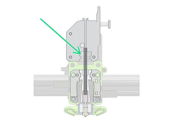 Once the BMG is added to the carriage, this is where the tube will fit.